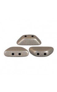 Les perles par Puca® Tinos beads Metallic Mat Beige 23980/79080